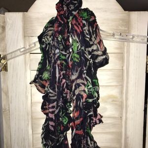 Webster Miami for Target Topical Ruffle Scarf